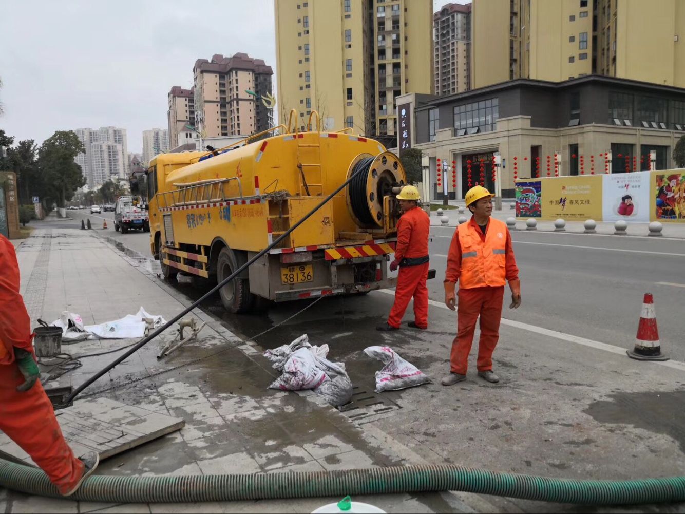 金平排污管道清淤-管道清洗